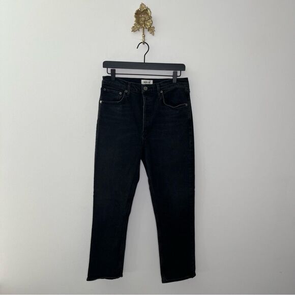 Agolde Riley High Rise Straight Crop 29 - Picture 2 of 8